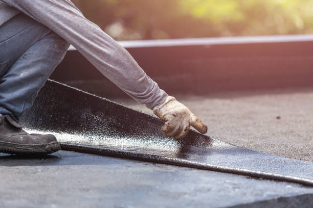 Professional Waterproofing technician working in Newport, NC